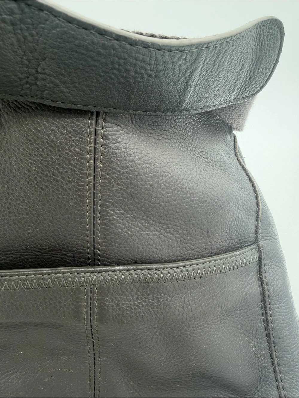 The Sak Brown Leather Messenger Crossbody Bag